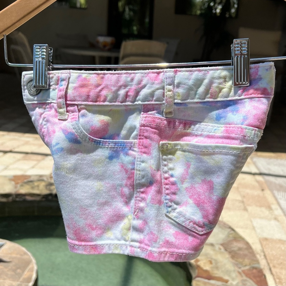 Gap Kids 1969 Tie-Died Jean Shorts - Picture 8 of 15